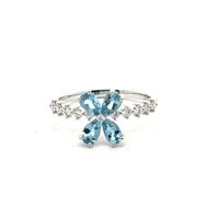 Anillo Recarlo Mujer in Oro Acquamarina 0.77 Ct XD 256/BAQ - XD 256/BAQ